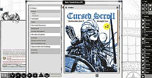 Fantasy Grounds - Cursed Scroll Zine, Vol. 3: Midnight Sun