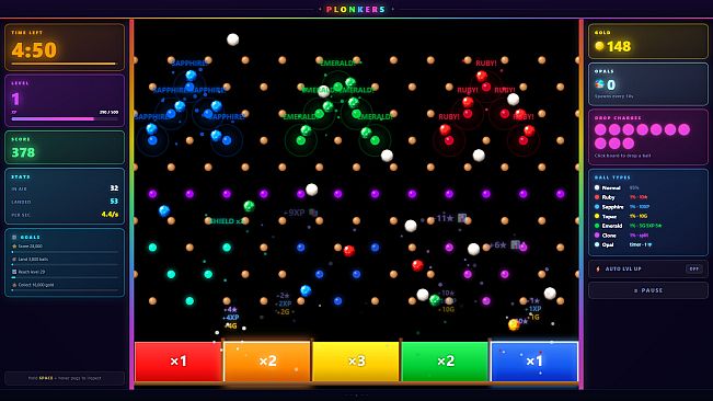 Plonkers - totally bonkers plinko