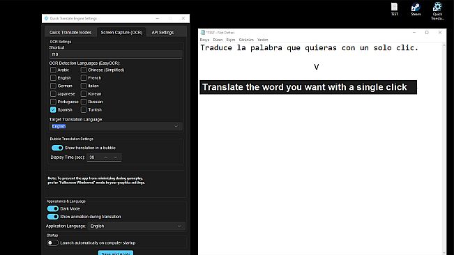 Quick Translate Engine