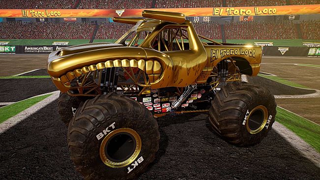 Monster Jam Steel Titans - Gold Truck Bundle