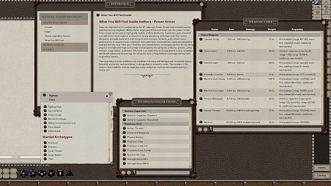 Fantasy Grounds - Power Armor