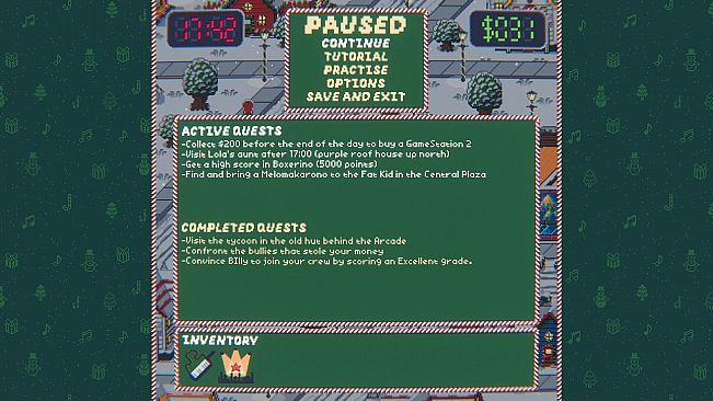 Touch Grass: A Bit-Sized Christmas Adventure