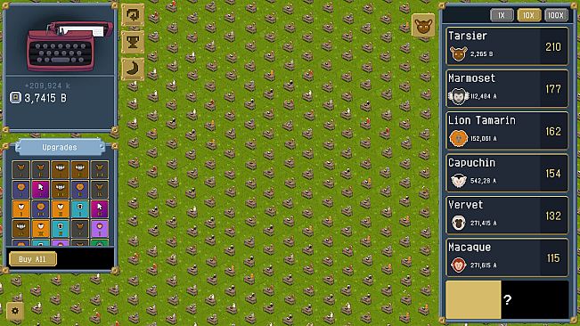 Infinite Monkey Clicker