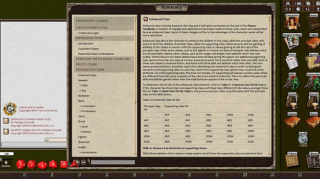 Fantasy Grounds - Expanding Classes (Castles & Crusades)