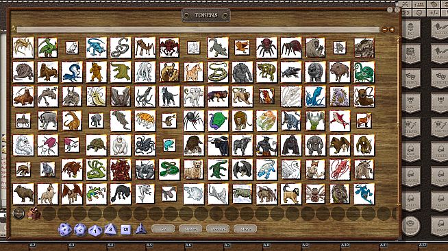 Fantasy Grounds - Gaming #6: Magical Beasts (Token Pack)