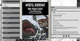 Fantasy Grounds - Woeful Barrows And Other Places for Shadowdark RPG