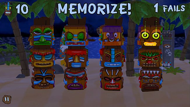 Tiki Tiki: The Tropical Memory Game
