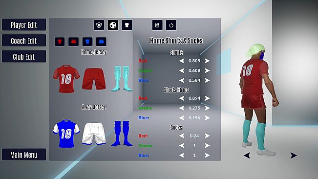Soccer Footballers Tactics