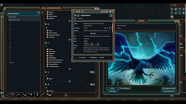 Fantasy Grounds - African Monsters (PFRPG)