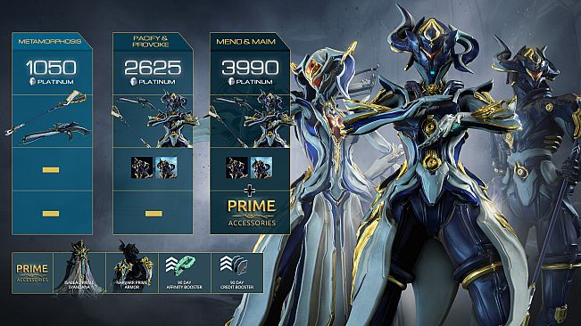 Warframe Equinox Prime Access: Pacify & Provoke Pack