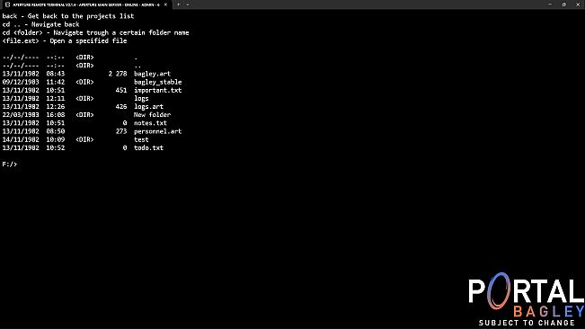 Portal BAGLEY - Aperture Remote Terminal