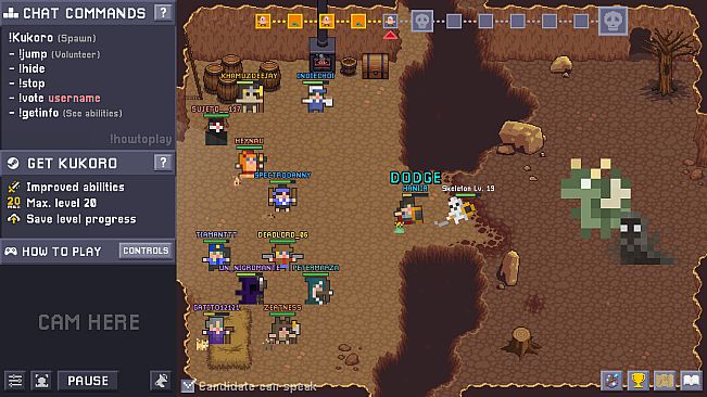 Kukoro: Stream chat games