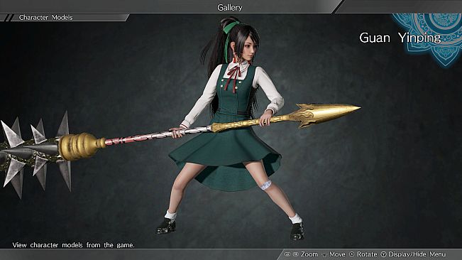 DYNASTY WARRIORS 9: Guan Yinping (High school girls Costume) / 関銀屏 「女子高生風コスチューム」