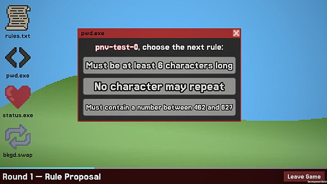 Password Not Valid