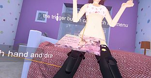 Foot washing and massage for DIY girls in VR