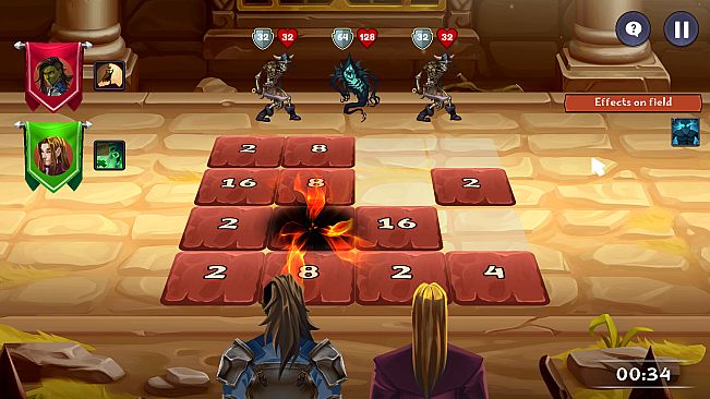 Battle of 2048 - Fantasy Edition