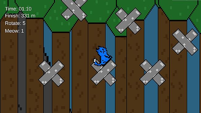 Climbing with Silly Cat