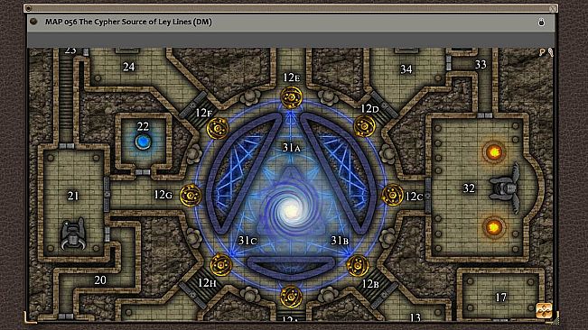Fantasy Grounds - Paths to Adventure: Planar Excursions Map (Map Pack)