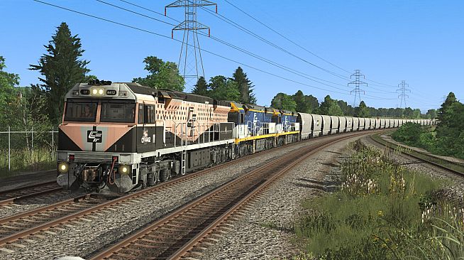 Trainz 2022 DLC - CFCLA, RailFirst, Freightliner GE C44aci Pack