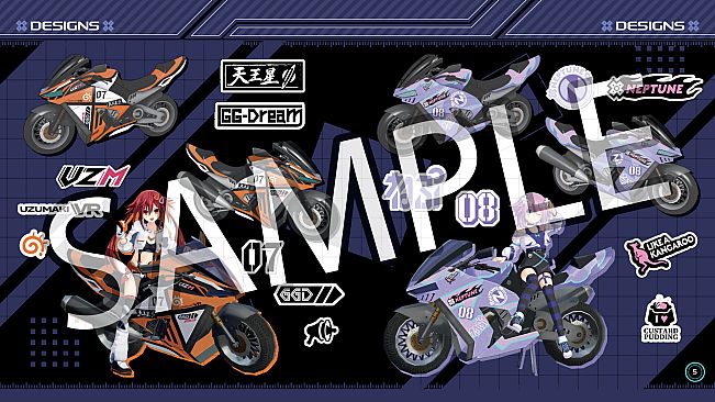 Neptunia Riders VS Dogoos Digital Art Book + Wallpaper