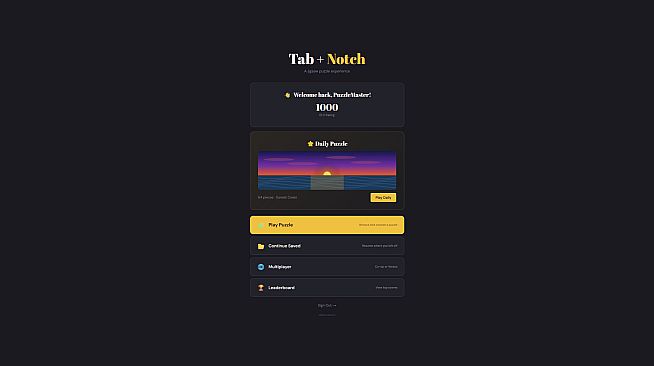 Tab + Notch