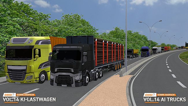 OMSI 2 Add-on Downloadpack Vol. 14 - AI Trucks