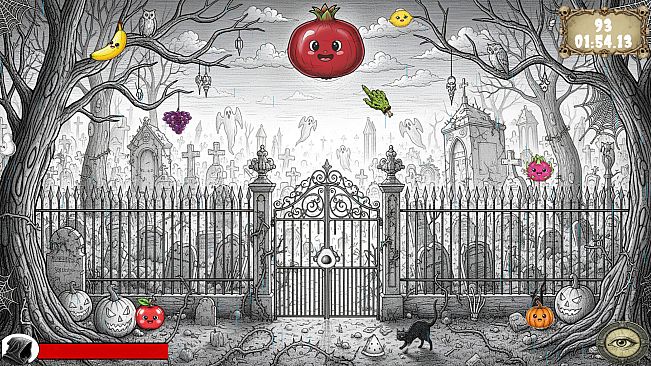 Halloween Mystery: 100 Hidden Object Fruits