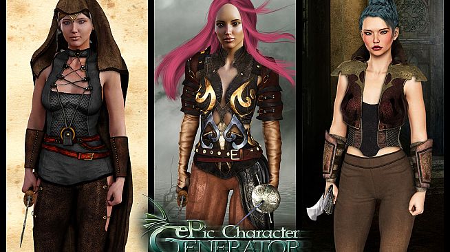 ePic Character Generator - Season #2: Female Adventurer #1