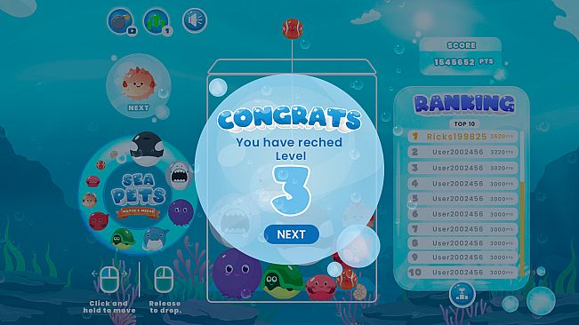 Sea Pets: Match & Merge