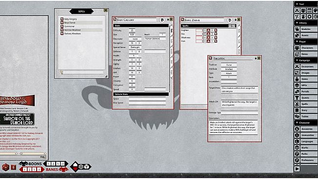 Fantasy Grounds - Shadow of the Demon Lord Adventure Pack 1