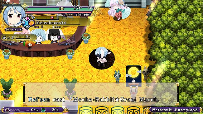 Player character "Rei'sen" (Touhou Genso Wanderer -Reloaded-)