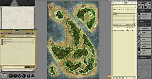 Fantasy Grounds - Pathfinder RPG - Pathfinder Flip-Mat: Bigger Island