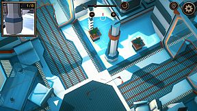 Hidden Space Station Top-Down 3D