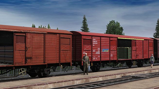 Trainz Plus DLC - CFR Marfa Gbs/Gbgs freight car pack