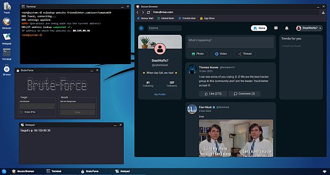 ByteBurst: Hacking Simulator
