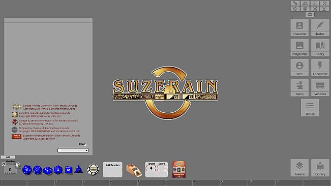 Fantasy Grounds - Savage Suzerain Adventure Deck (Savage Worlds)