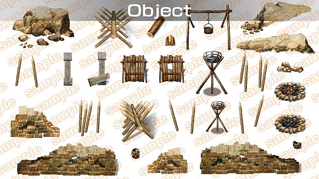 Single-picture map collection of materials4