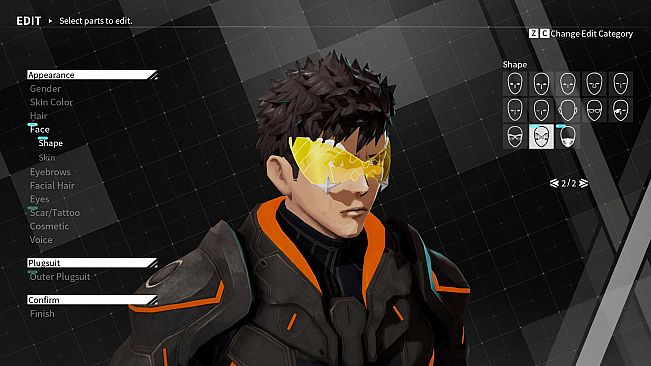 DAEMON X MACHINA - Outer Facial Features Bundle 2