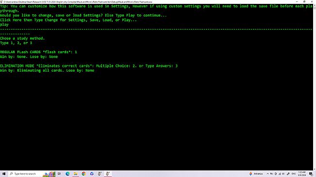 Retro Elimination Flashcards
