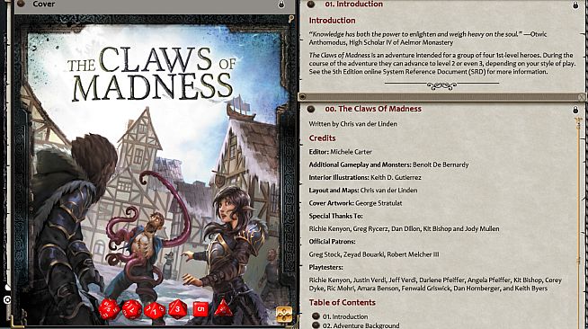 Fantasy Grounds - The Claws of Madness (5E)
