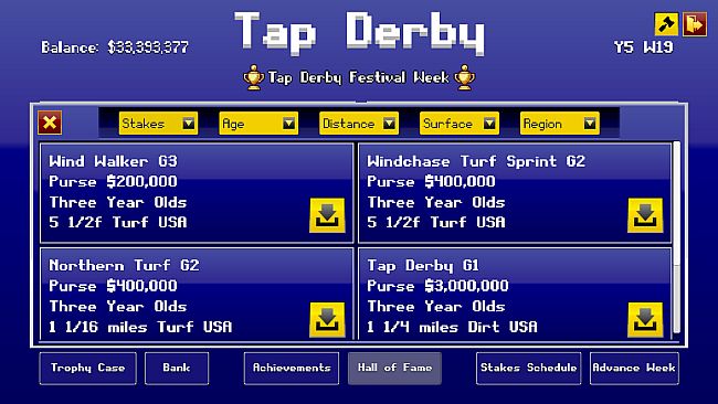 Tap Derby: Horse Racing