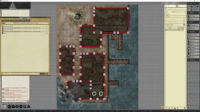 Fantasy Grounds - Pathfinder RPG - Pathfinder Flip-Mat - Classic Pub Crawl