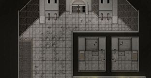 RPG Maker MZ - KR Gothic Prison Tileset