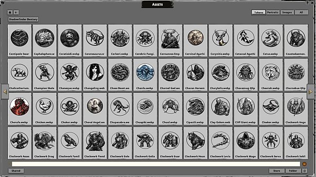 Fantasy Grounds - Shadowfinder Complete Bestiary for Shadowdark RPG