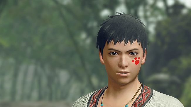 Monster Hunter Rise - "Pawprint" face paint