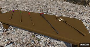 GameGuru MAX Low Poly Asset Pack - Mage Weapons: Melee