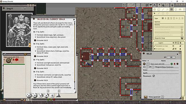 Fantasy Grounds - D&D Classics: I2 Tomb of the Lizard King (1E)