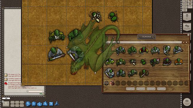 Fantasy Grounds - Green Dragons (Token Pack)