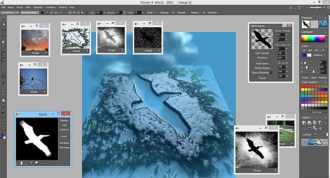 PD Howler 9.6 Digital Painter and Visual FX box