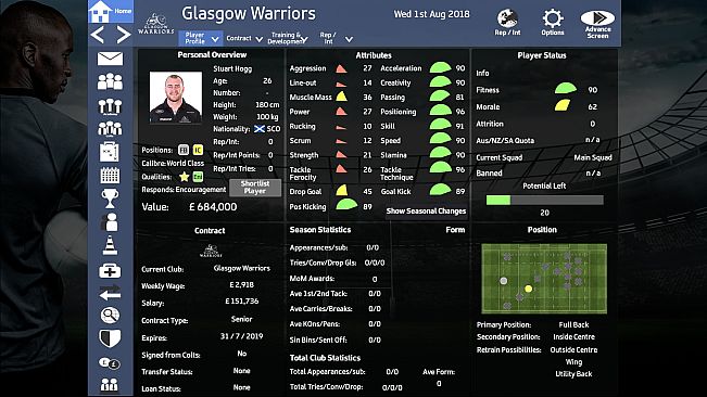 RUTM 2017 - Season 2018/19 Update